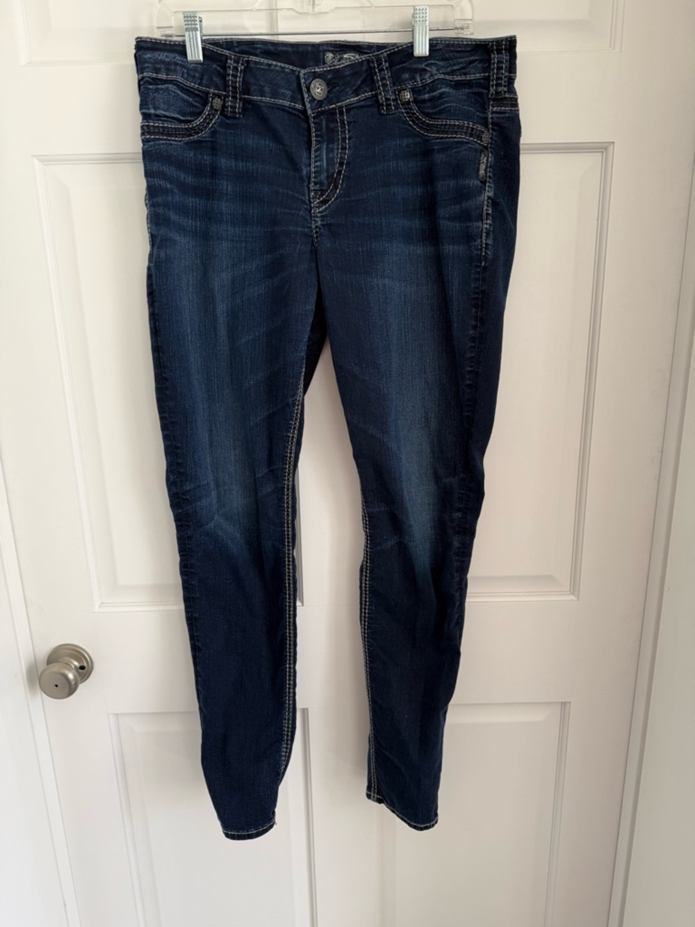 Women's Suki Silver Jeans Super Skinny